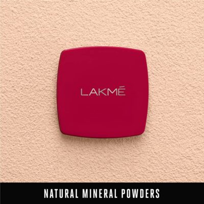 LAKMÉ Forever Matte Compact, Smooth Finish For Normal Skin , Lasts For 12 Hrs, Even Toned Look, Shell, 9G, Black