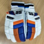SS Platino Colored Cricket Batting Gloves - Youth Right Hand | Sheep Leather Palm, Lightweight & Breathable Design