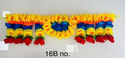 Artificial Flower Toran Garland for Door Wall Hanging (16B)