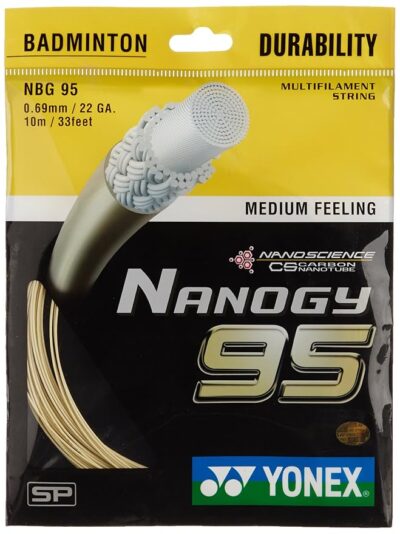 Yonex Nanogy 95 Badminton Strings, 0.69mm (Cosmic Gold)