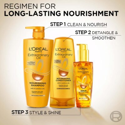Loreal Paris Extraordinary Oil Nourishing Conditioner For Dry & Dull Hair, 180ml