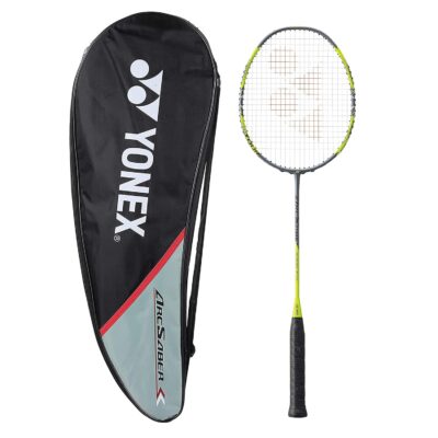 Yonex Arcsaber 7 Tour (4U5) Strung Badminton Racquet - Grey/Yellow, Graphite