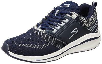 SG Mens Bolt WhiteWhite/Navy Running Shoe - 9 UK (Bolt)