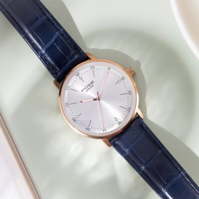 Sonata Poze Quartz Analog Silver Dial Leather Strap Watch for Men-SP70036WL01W