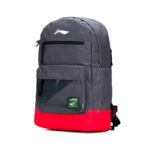 Li-Ning Stealth Backpack | Durable Polyester Construction | Cushioned Straps and Back Panel | Perfect for Gym, Work, and Everyday Activities (Grey)