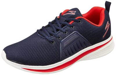 SG Mens Sleek Navy/White/Red Running Shoe - 9 UK (Sleek)