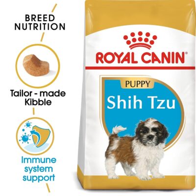 Royal Canin Shih TZU Puppy Food, 1.5 Kg, Dry Food, Supports Healthy Skin & Coat, Digestive Health, Provides Immune System Support