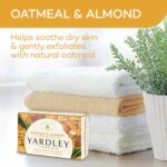Yardley Oatmeal And Almond Bar Soap, 4.25 Ounce