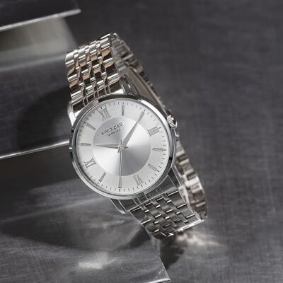 Sonata Poze Analog Quartz Silver Dial Watch for Men