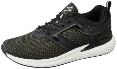 SG Mens Striker Whilte/Olive/Black Running Shoe - 6 UK (Striker)