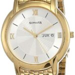 Sonata Analog White Dial Men's Watch NM7954YM01W/NN7954YM01W