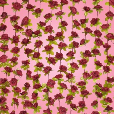 Artificial Flower and Leaf Garland for Decoration (DP-772)