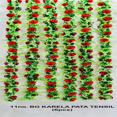 Colorful Kerala Heritage Tinsel Garland (DP-665)