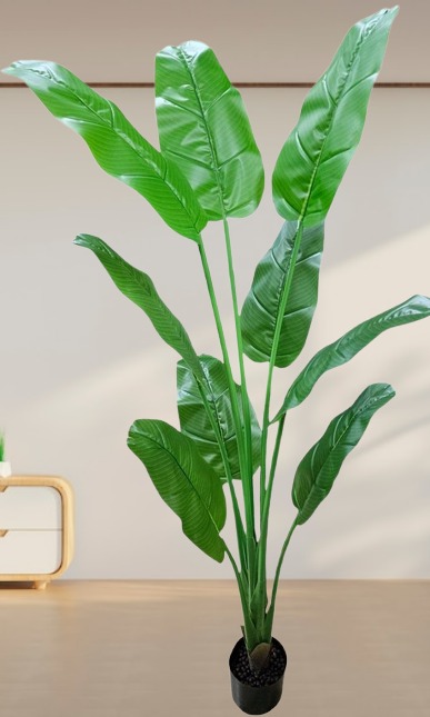 Artificial Plants with 9 Leaves and Height 5 Feet (Code:5381)