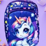 Cute Unicorn Pictured Kids Backpack (Model 010)