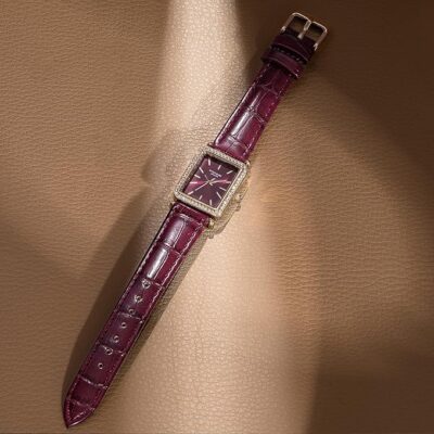 Sonata Poze Analog Quartz Purple Dial Watch for Women