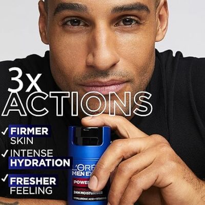 LOREAL PARIS Men Expert Moisturiser Gel For Men 50Ml (Power Age)