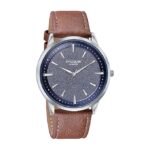 Sonata Poze Quartz Analog Blue Dial Leather Strap Watch for Men