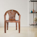 Nilkamal CHR2060 Plastic Flower Design Armchair
