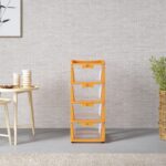 Nilkamal CHTR24 Four Layers Chest of Drawer (Orange)