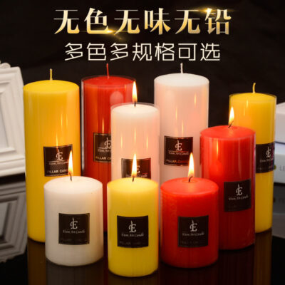 Unscented Pillar Candles (Yash-268)