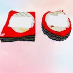 Handcrafted Rainbow Paper Decor – Scalloped Round & Square (DP‑76)