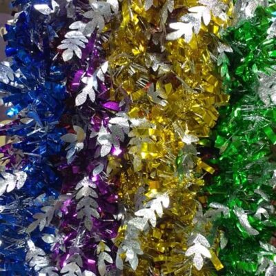 Tinsel Strings with Leaf Design for Decorating (Yash-462)