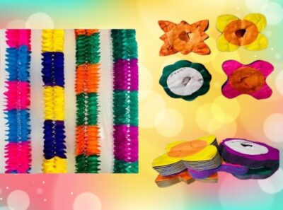 Mahin Pattern Double Color Festival Paper Decoration (DP‑779)