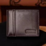 Forester Classic Brown Leather RFID-Blocking Wallet for Men – Timeless Sophistication