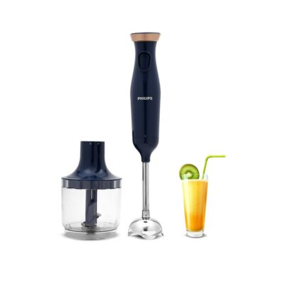 PHILIPS HL1683/00 Hand Blender | Powerful 300W Motor | with Rust free steel arm | Easy single trigger operation | Specially designed blades | Wall bracket for easy storage, 2year warranty