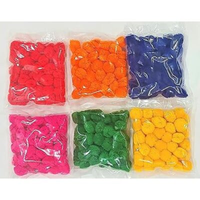 Multi Colored Pom Pom Balls for Arts,Craft and Handicrafts (300 Pieces)