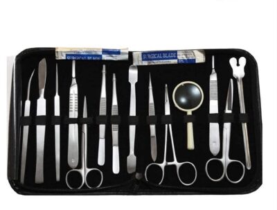 Forgesy Advanced Dissection Kit – Premium Stainless Steel Tools for Medical Students, Black Pouch
