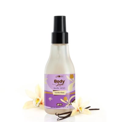 Plum BodyLovin' Vanilla Vibes Body Mist | Long Lasting Vanilla Fragrance for Women with Warm & Cozy Vanila Scent | Travel Friendly Perfume Body Spray | 150ml