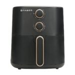 Faber 6 liter 1500W Air Fryer|Fry, Bake, Roast, Toast, Defrost, Grill & Reheat|360° Rapid Air Cooking, 85% Less Oil|Temperature & Time Control, Non-Stick Fryer Pan, Auto-Off | Sleek Design | (Black)