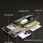 Car Sun Visor Organizer Car Organizer and Storage Car Document Holder, Sunglasses Holder for Car, All New Accessories Multipocket Pouch Auto Interior Accessories for Truck, SUV Beach