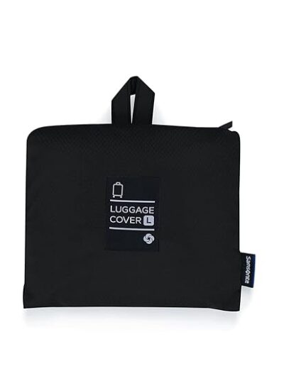 Samsonite Foldable Luggage Cover Large, Black Luggage Cover