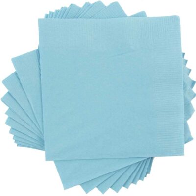 Blue Paper Napkins for Dining/Tissue Paper Napkins for Party-20 Pcs