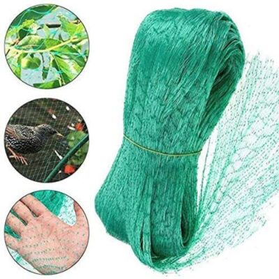 Greenery 10 FT X 10 FT (100 Sq Ft) Anti Bird Net |Green | for Home & Garden Thin Agro Net