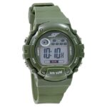 SF Digital Dial Green Plastic Strap Watch for Men-NS7982PP12