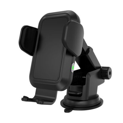 Wireless Car Charger with 15W Fast Charging and Auto Clamping - Dash & Vent Mounts - Compatible with iPhone 14 to 8 Series, Galaxy S23 to 8, Note 20 to 8, OnePlus 8Pro to 10Pro