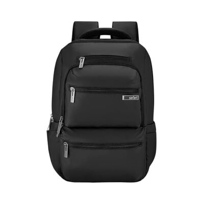 Safari Form Plus Compact Formal Office Laptop Bag 15.6"-17", 2 Compartments, Luggage Trolley Sleeve, Front Pocket, Premium PU Fabric, Bags, Backpack for Men and Women, College Bag for Boys and Girls