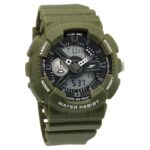 Sonata Men SF Dreamer Series Quartz Digital Analog Digital Black Plastic Strap-77132PP08W