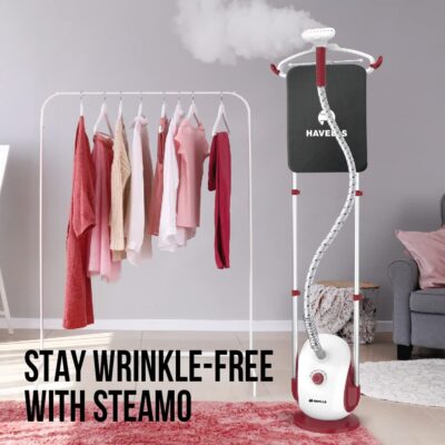 Havells Steamo 1800 Watt Garment Steamer (Red & White) (GHGGSBTR180)
