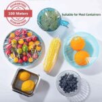 100 Meter Guaranteed Food Wrap Compostable Cling Film| Transparent Foil Wrap Easy to Use 12 inch, Extra Thick BPA Free Food Wrap (Pack of 1)