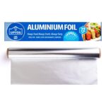 Aluminium Foil Food Packing 72 Meters 11 Microns, Wrapping, Storing and Serving Perfect for Cooking, Baking and Packing Food (72 Meters, 1)