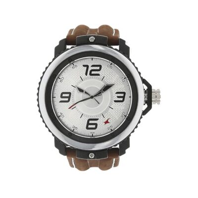 Fastrack Analog Silver Dial Men's Watch-NM38017PL02 / NL38017PL02/NP38017PL02