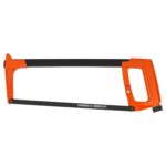 BLACK+DECKER BDHT20344 Steel 300mm Metal Hacksaw, Ideal for Home, Camping & Outdoor Activity (Orange & Black)