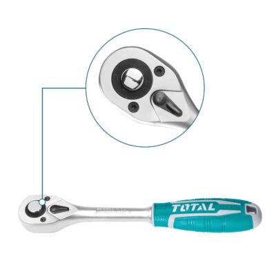 Total Tools MR LIGHT TOTAL MR LIGHT TOTAL Ratchet Wrench (1/4 -Inch, Head Style: Box End)