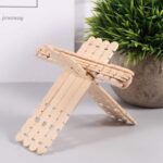 50PCS Ice Cream Paddle Spoon DIY ice Cream Sticks Popsicle Craft Sticks Ice Sticks Wooden ice Cream Sticks Wax applicator Sticks DIY Wood Preschool Modeling Bamboo