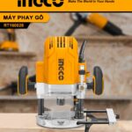 INGCO Electric Router, 1600W | 22000rpm | 60mm Palm Router Electric Hand Trimmer Wood Router 6,8,12mm,1/4",1/2" Collets Woodworking Tool With aluminum guide fence & 1set carbon brushes